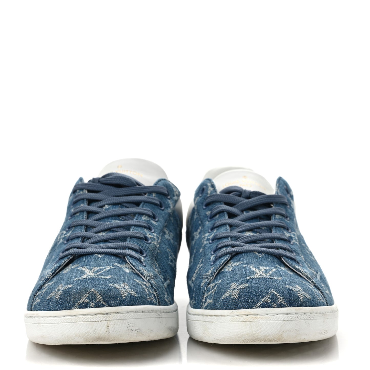 Denim Monogram Luxembourg Sneaker 8.5 Bleu Jeans