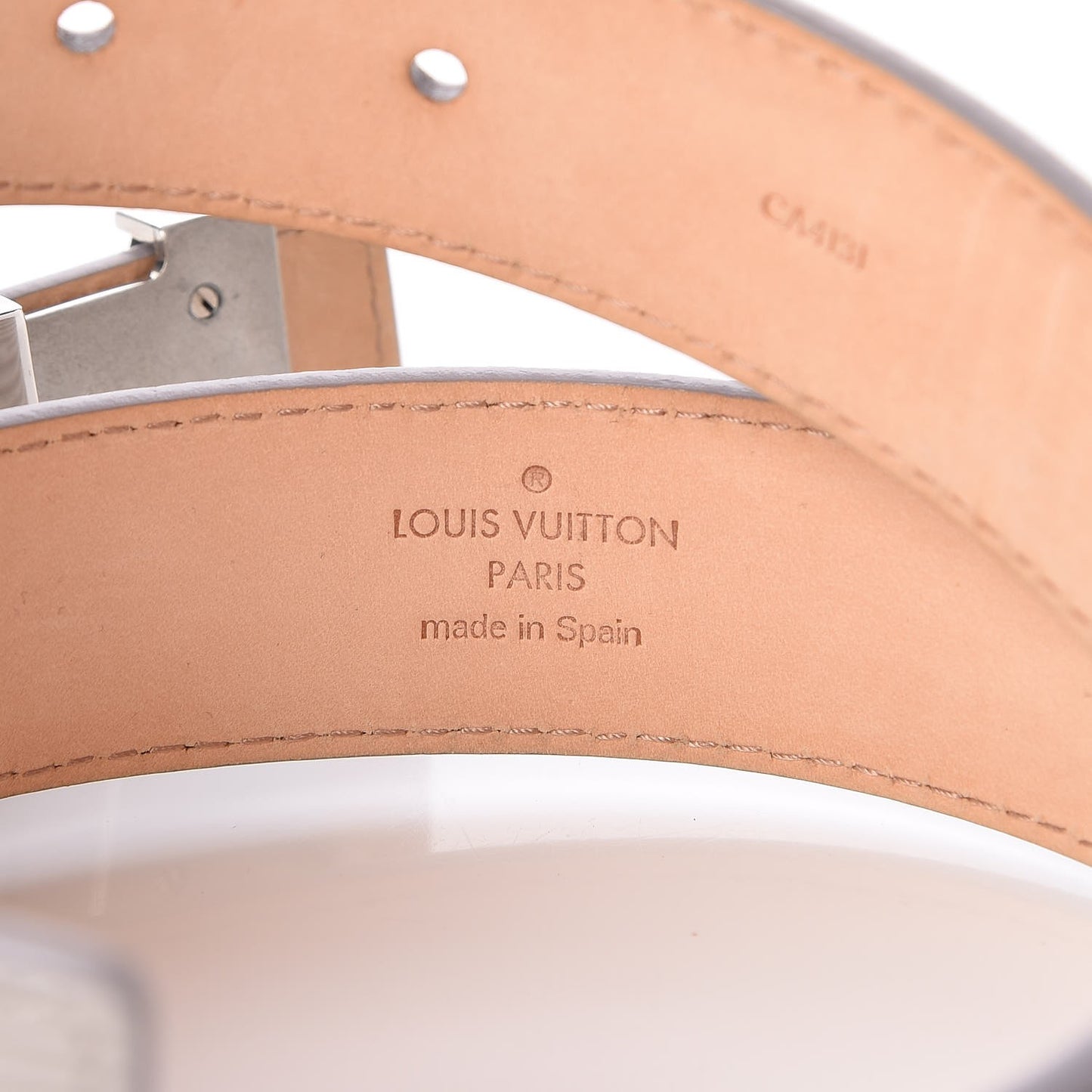 Epi 30mm LV Initiales Belt 85 34 Lilac