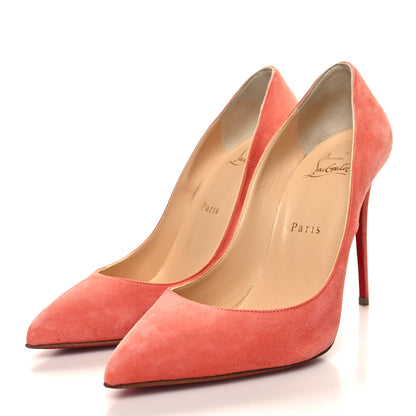 Christian Louboutin Suede Pigalle Follies 100 Pumps 38 Charlotte 3 of 7