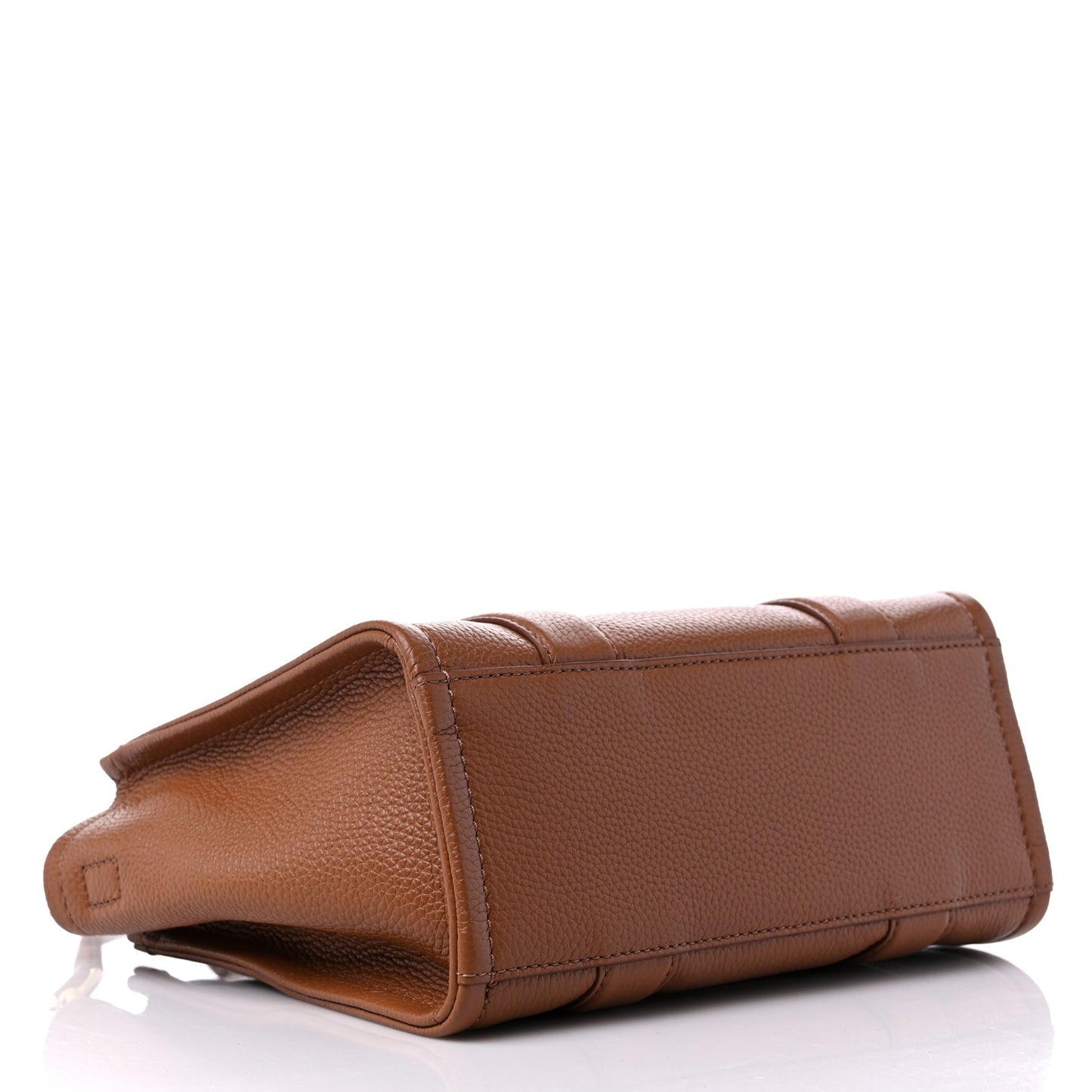 Grained Calfskin Small The Tote Bag Argan Oil