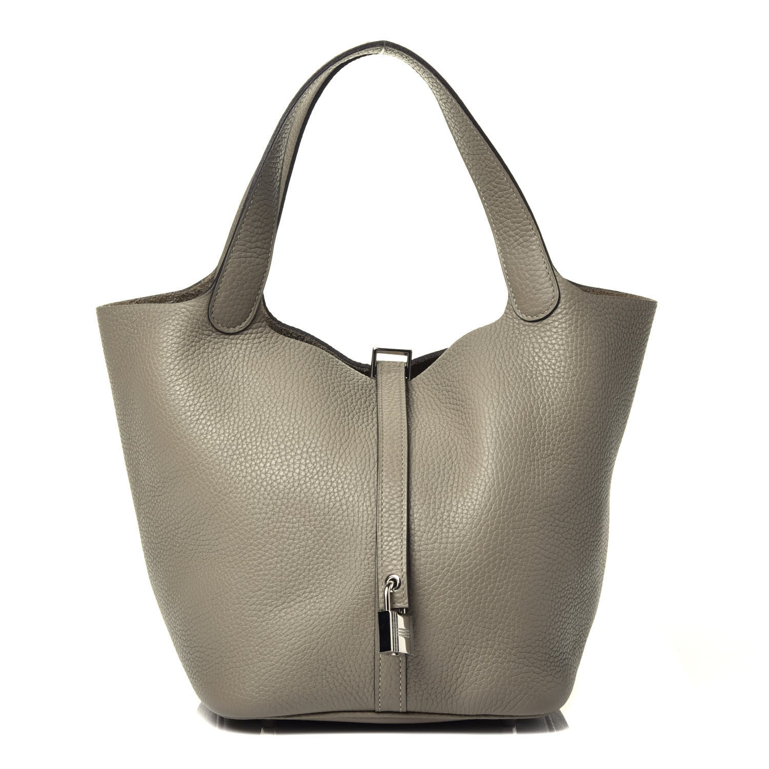 Hermes Taurillon Clemence Picotin Lock 22 MM Sauge 1 of 8