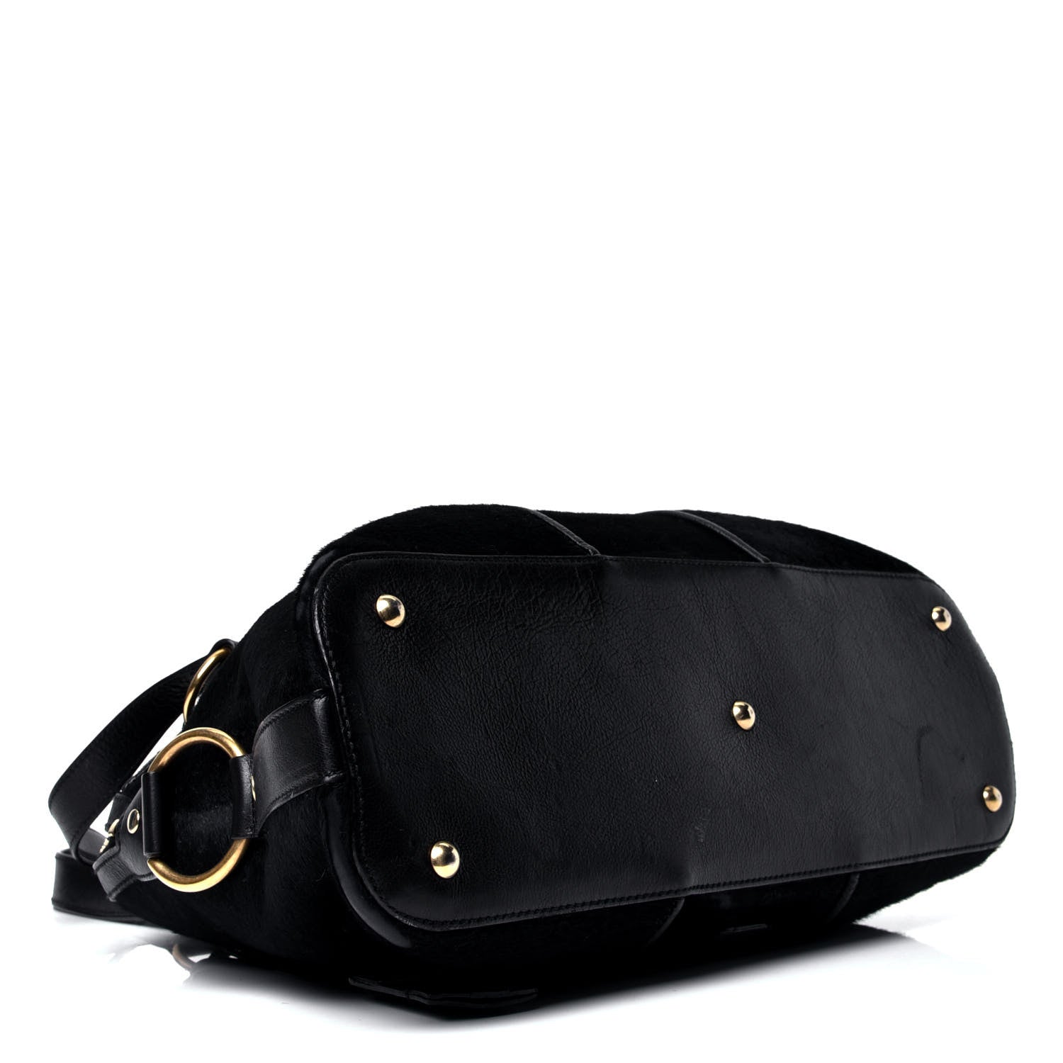 Saint Laurent Calf Hair Large Muse Black 3 of 4