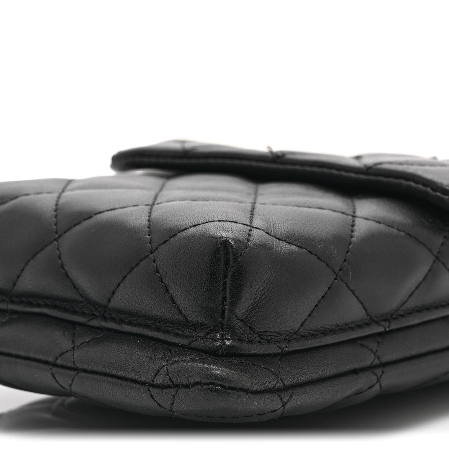 Chanel Calfskin Quilted Cambon Crossbody Messenger Black White 10 of 10