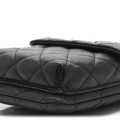 Chanel Calfskin Quilted Cambon Crossbody Messenger Black White 10 of 10