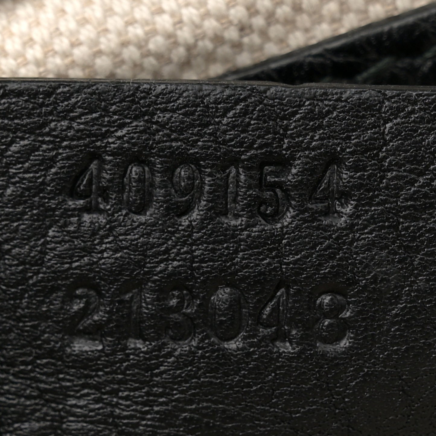 Cellarius Calfskin Feline GG Marmont Flap Shoulder Bag Black