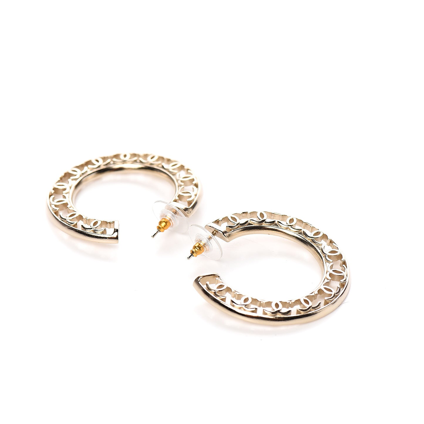 CC Hoop Earrings Gold
