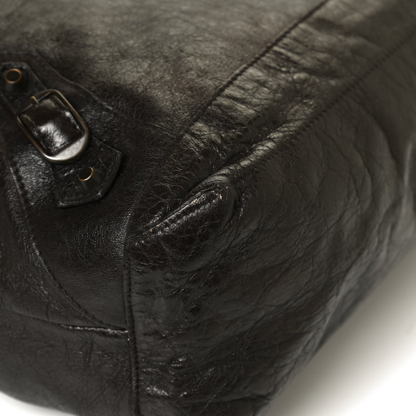 Agneau Classic Hardware Day Hobo Charbon
