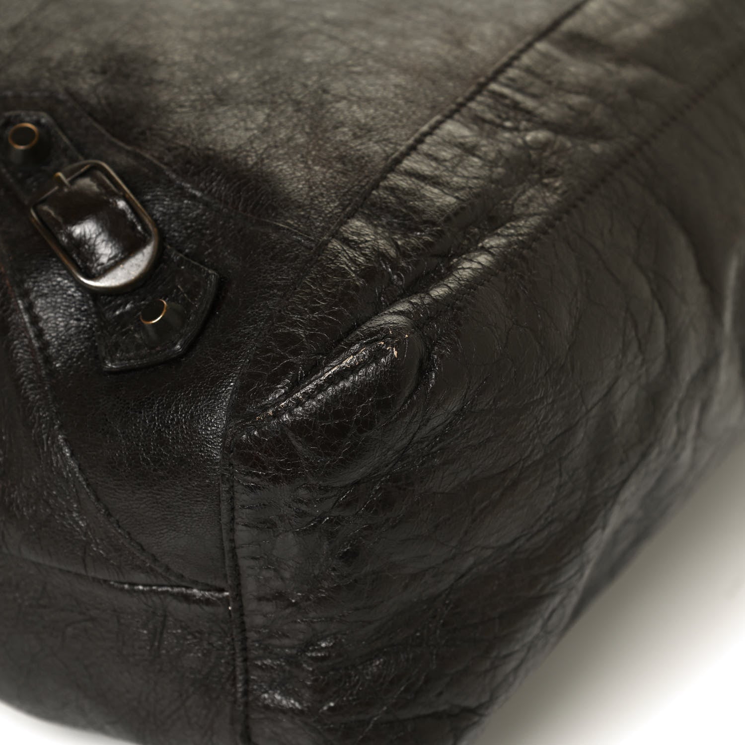 Balenciaga Agneau Classic Hardware Day Hobo Charbon 12 of 15
