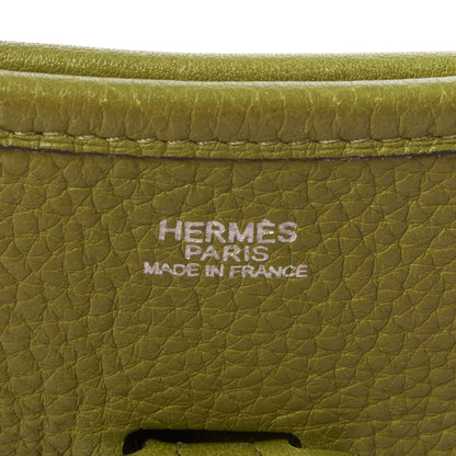 Hermes Taurillon Clemence Evelyne II PM Vert Chartreuse 7 of 8