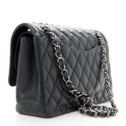 Chanel Caviar Quilted Medium Double Flap Black 3 of 12