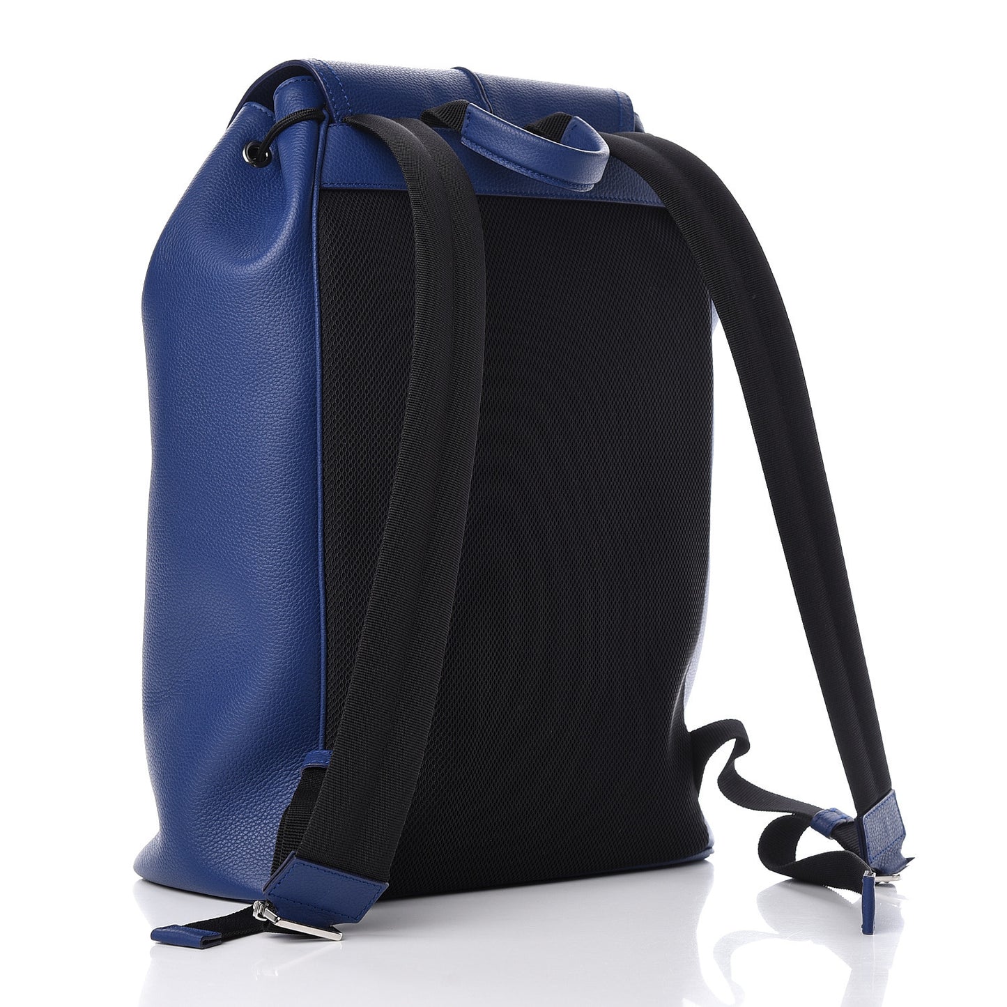 Grained Calfskin Backpack Blue