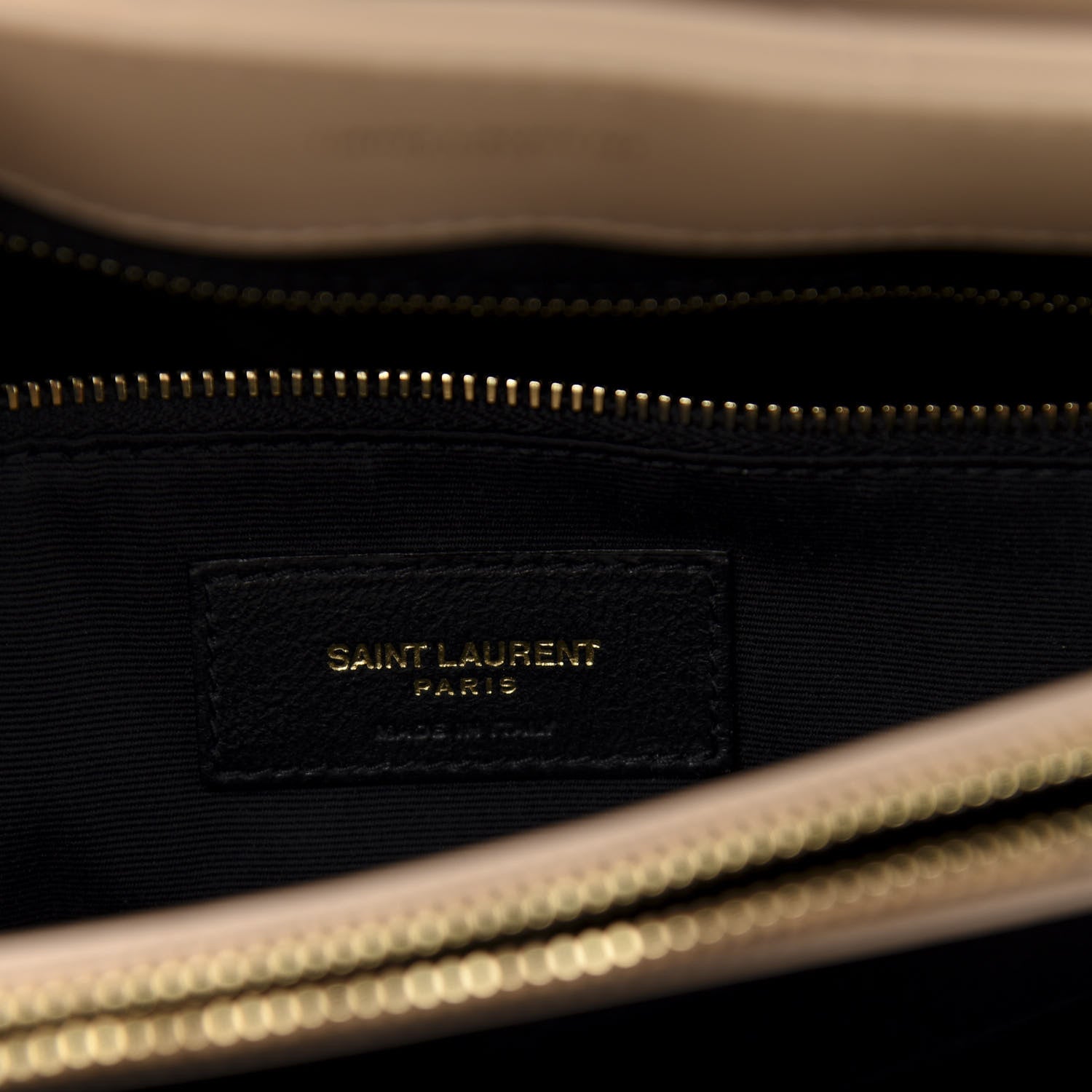 Saint Laurent Calfskin Y Quilted Monogram Medium Loulou Chain Satchel Nude Powder 6 of 12