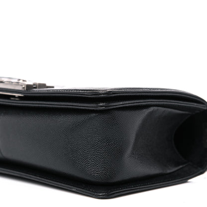 Chanel Caviar Quilted Medium Boy Flap Black 9 of 10