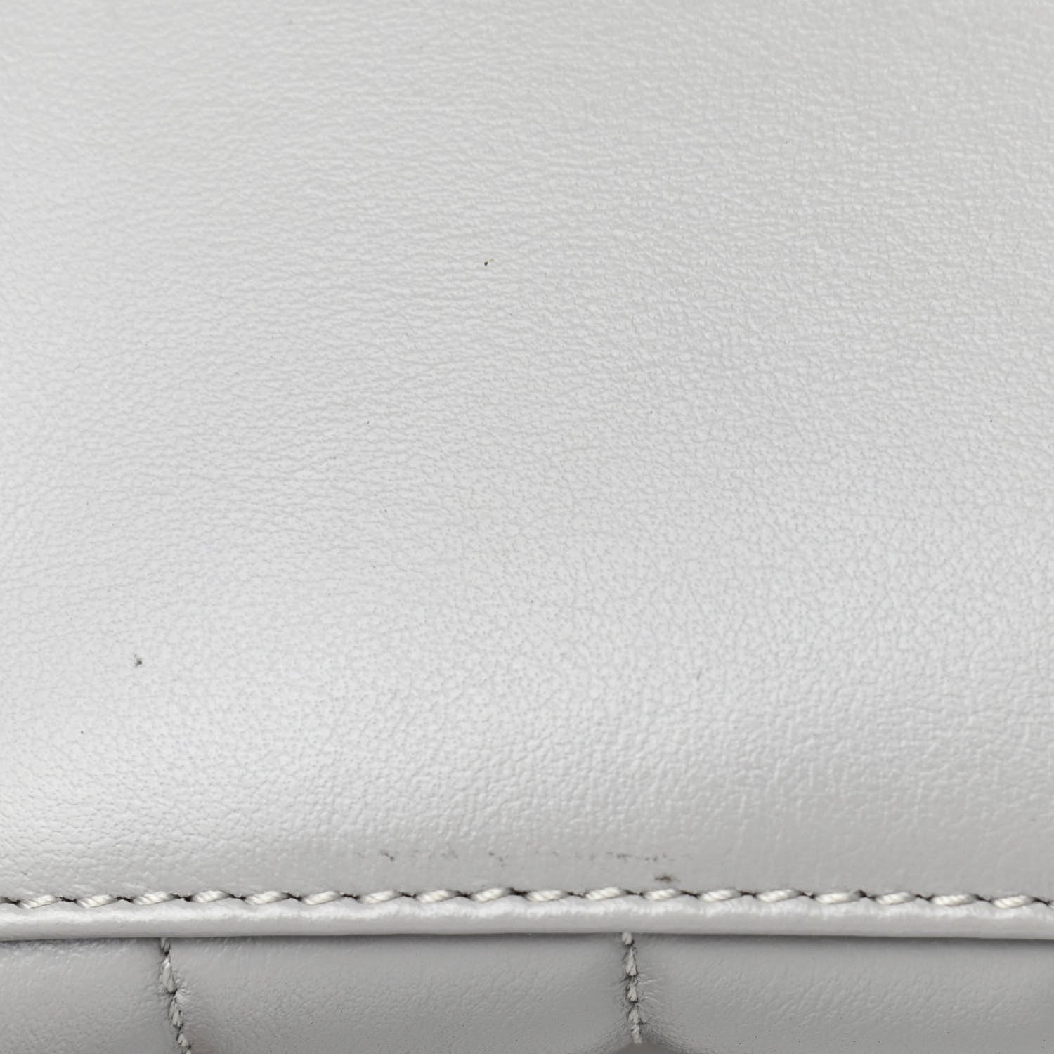 Saint Laurent Calfskin Y Quilted Monogram Small Loulou Chain Satchel Granite 9 of 9