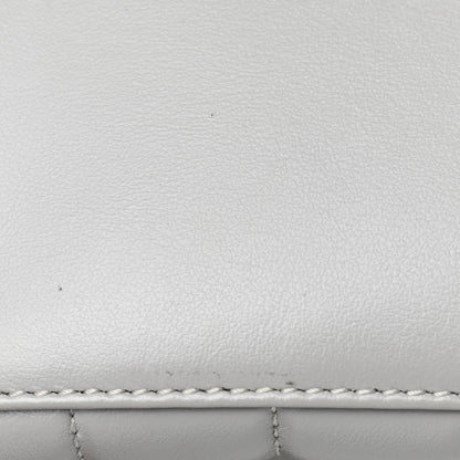 Saint Laurent Calfskin Y Quilted Monogram Small Loulou Chain Satchel Granite 9 of 9