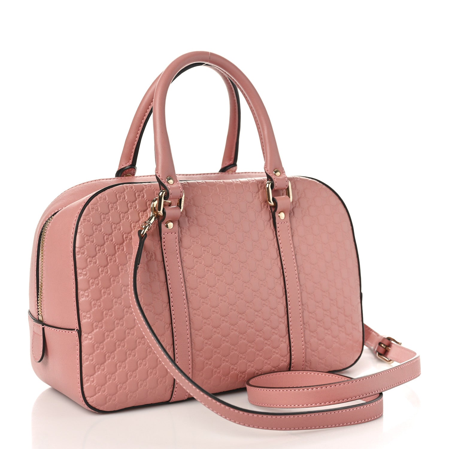 Gucci Soft Microguccissima Medium Crossbody Bag Soft Pink 3 of 8