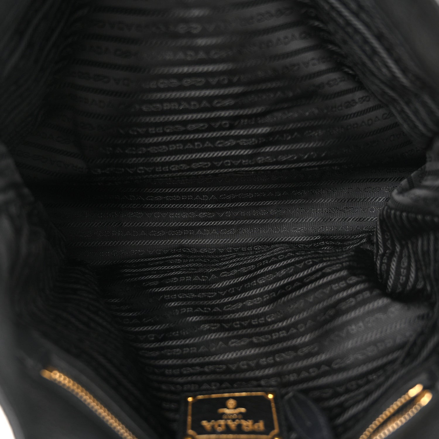 Prada Vitello Daino Tote Black 6 of 16