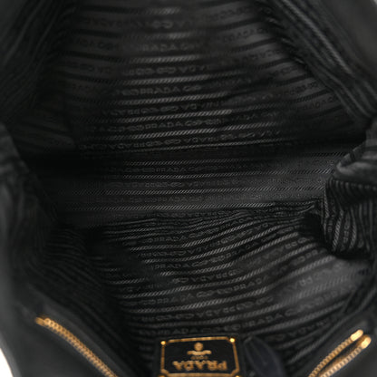 Prada Vitello Daino Tote Black 6 of 16
