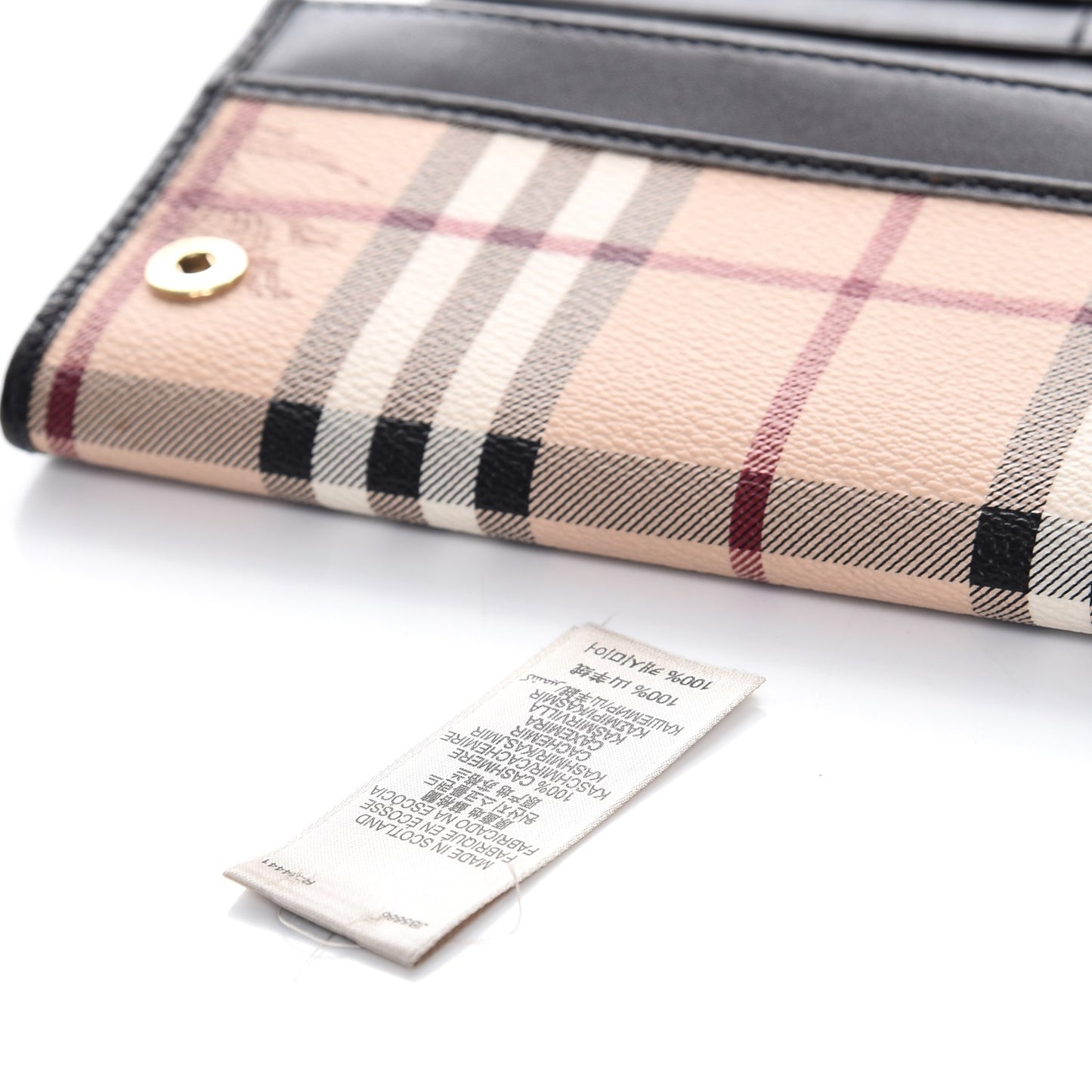 Haymarket Check Continental Flap Wallet Chocolate