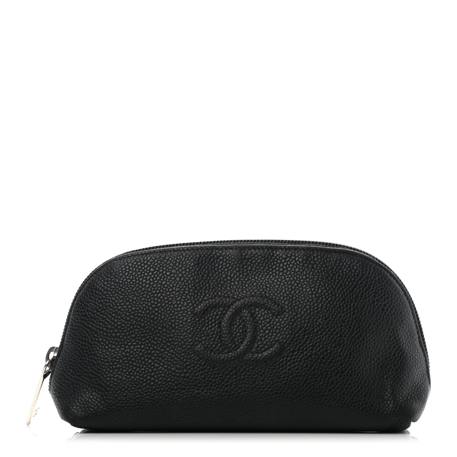 Chanel Caviar Timeless CC Cosmetic Pouch Bag Black 1 of 17