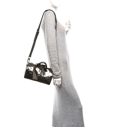 Louis Vuitton Mirror Monogram Heritage Keepall Bandouliere 25 Gunmetal 2 of 9