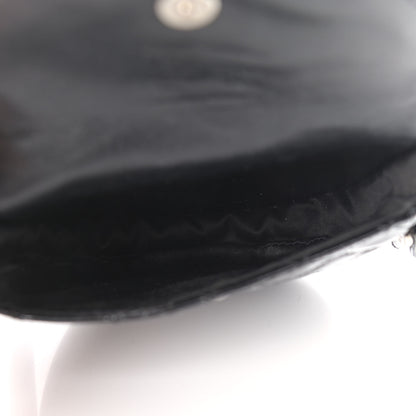 Burberry Patent Calfskin Quilted Mini Crossbody Bag Black 5 of 14
