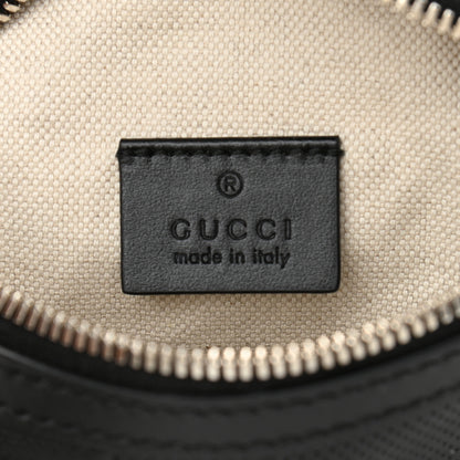 Gucci Calfskin GG Tennis Embossed Belt Bag Black 5 of 10