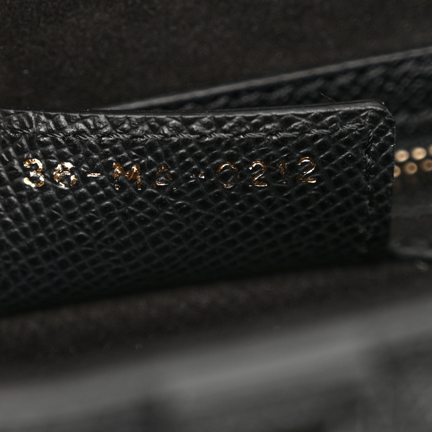 Christian Dior Grained Calfskin Saddle Bag Black 7 of 11
