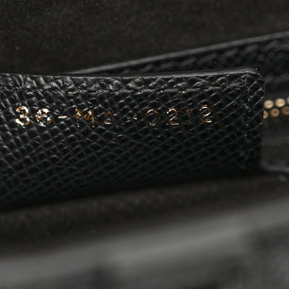 Christian Dior Grained Calfskin Saddle Bag Black 7 of 11