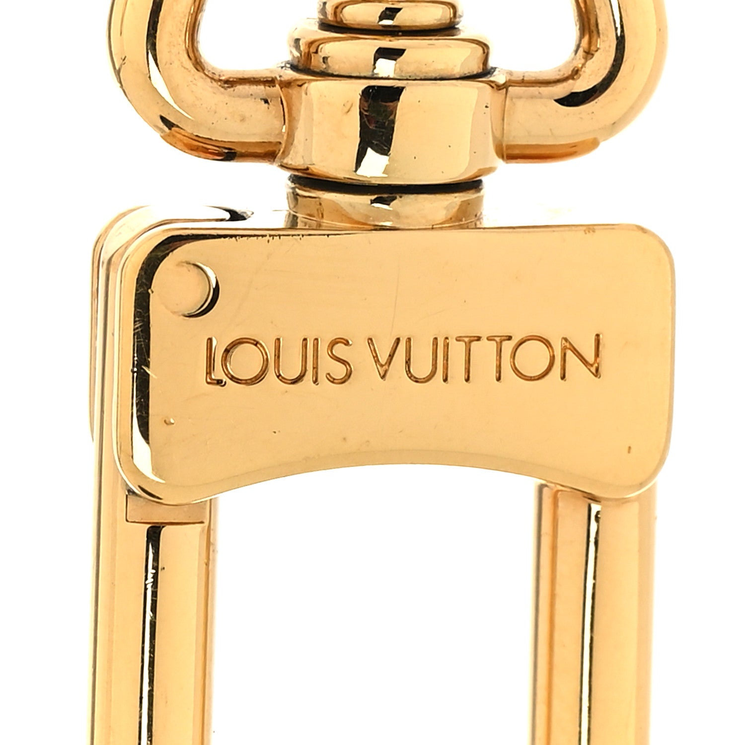 Louis Vuitton Monogram Spring Street Bag Charm Key Holder Gold 3 of 4