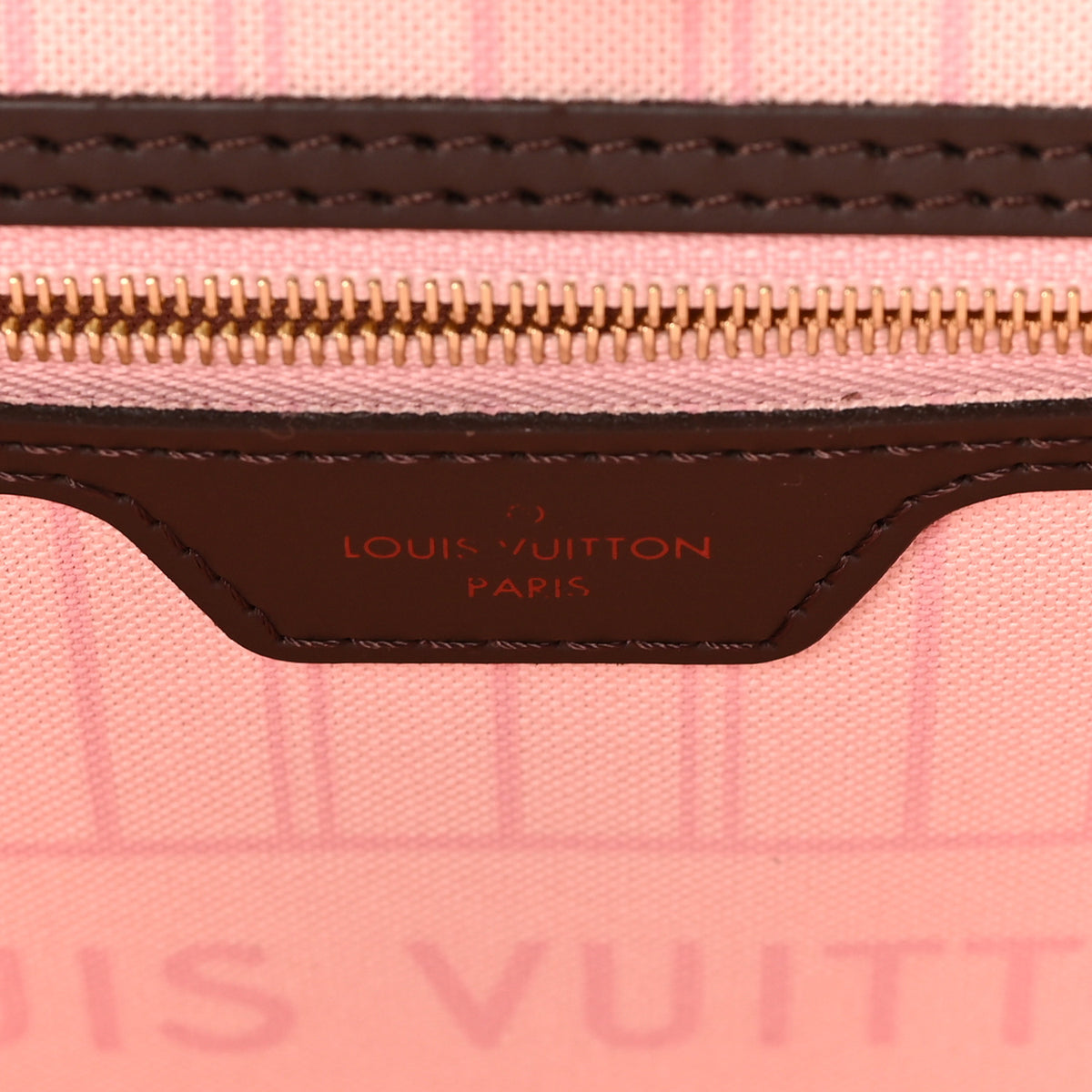 Damier Ebene Neo Neverfull MM Rose Ballerine