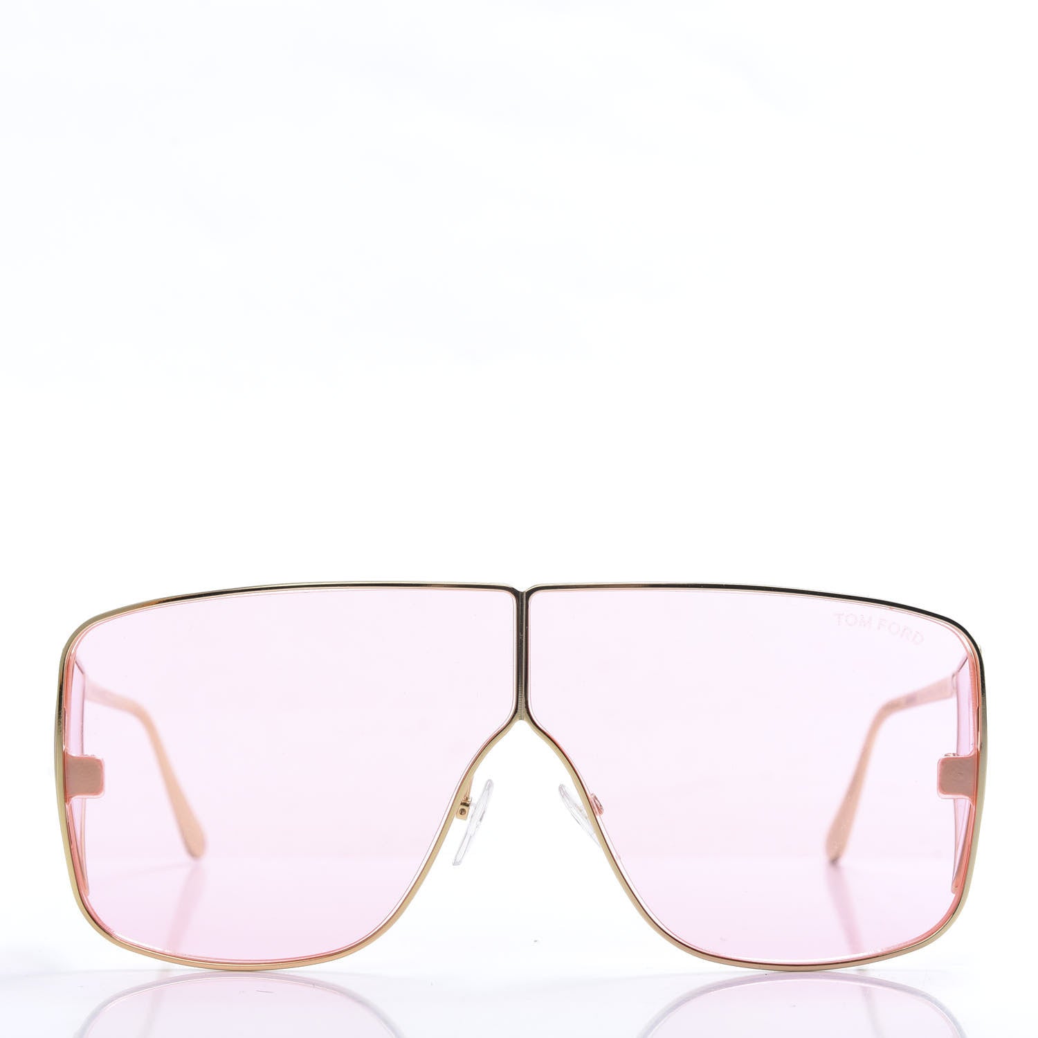 Tom Ford Square Spector Sunglasses TF 708 Rose 2 of 6