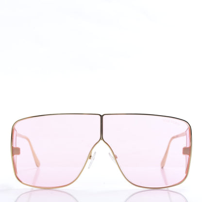 Tom Ford Square Spector Sunglasses TF 708 Rose 2 of 6