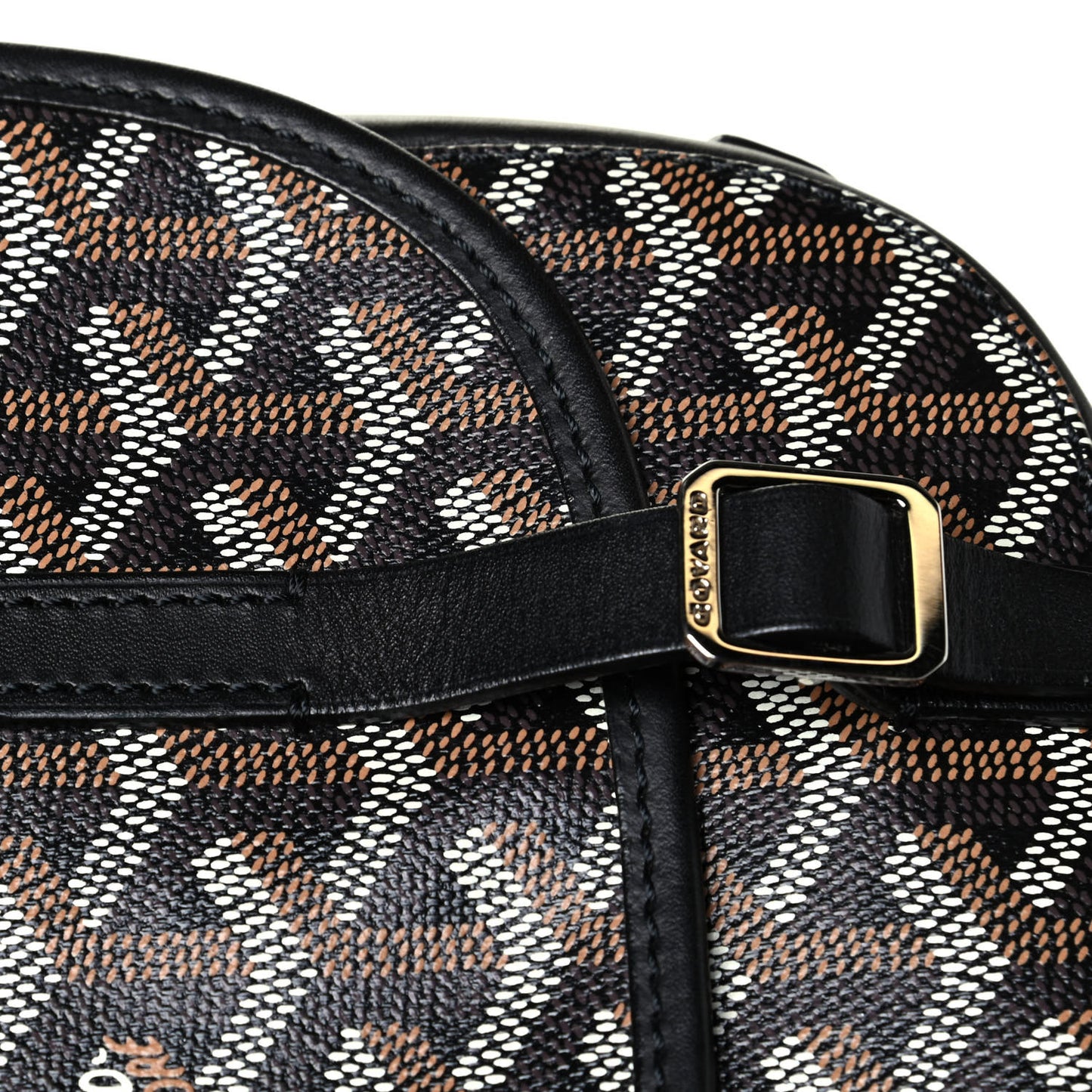 Goyardine Belvedere PM Messenger Bag Black