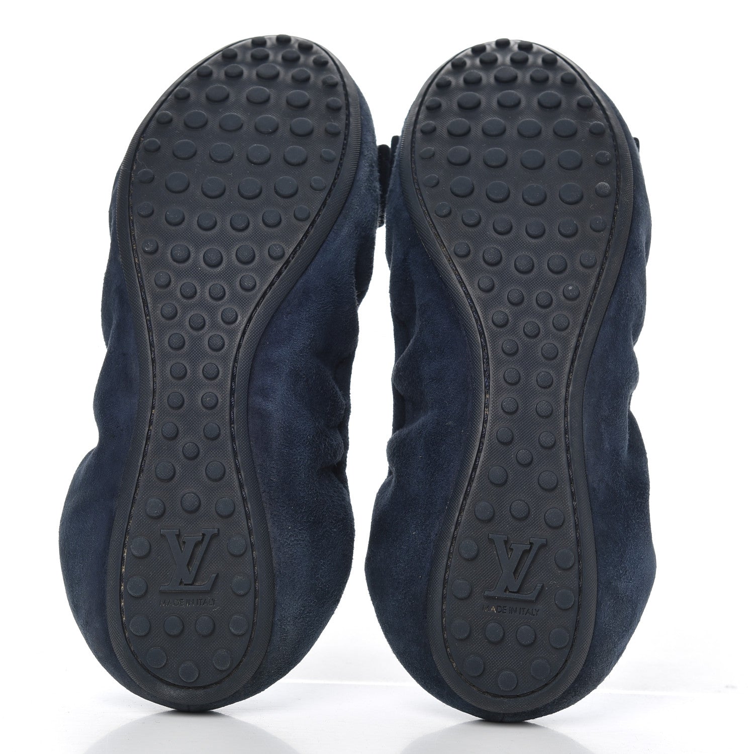 Louis Vuitton Suede S-Lock Ballerina Flats 39 Marine 6 of 17