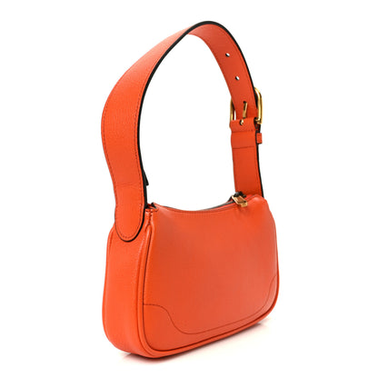 Gucci Goatskin Mini Aphrodite Shoulder Bag Orange 2 of 10