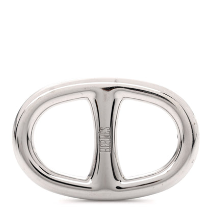 Hermes Palladium Chaine D'Ancre Scarf Ring 1 of 6