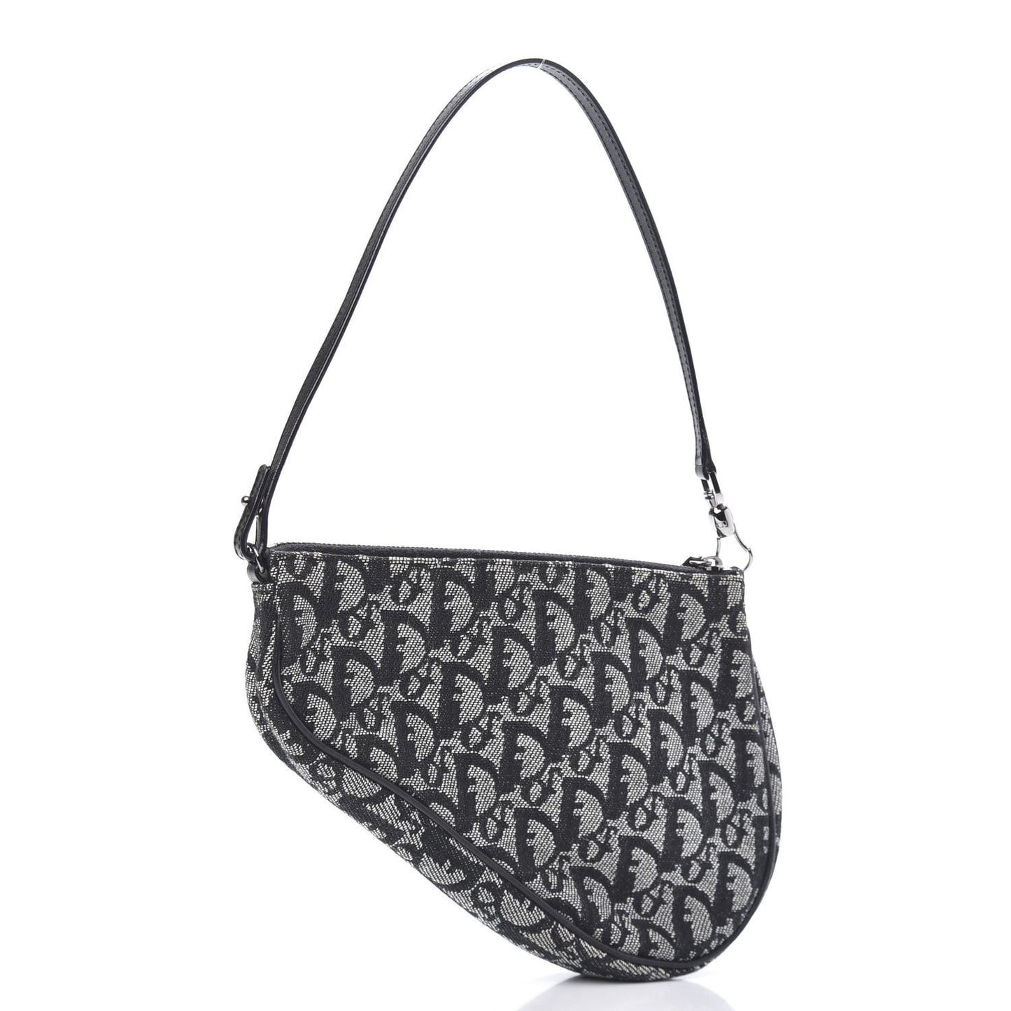 Monogram Mini Saddle Pochette Black