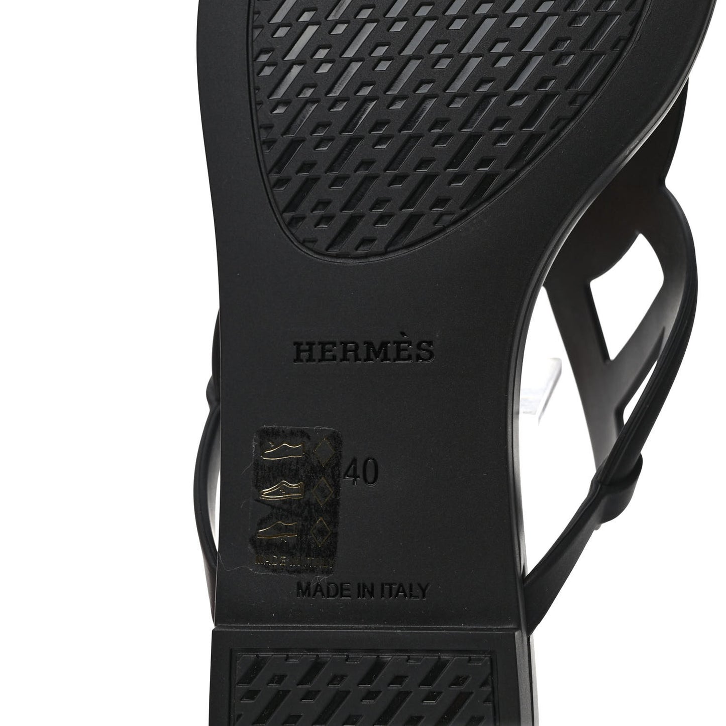 Rubber Womens Egerie Sandals 40 Black