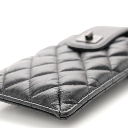 Chanel Aged Calfskin Quilted Reissue Phone Holder With Chain Bag So Black 10 of 10