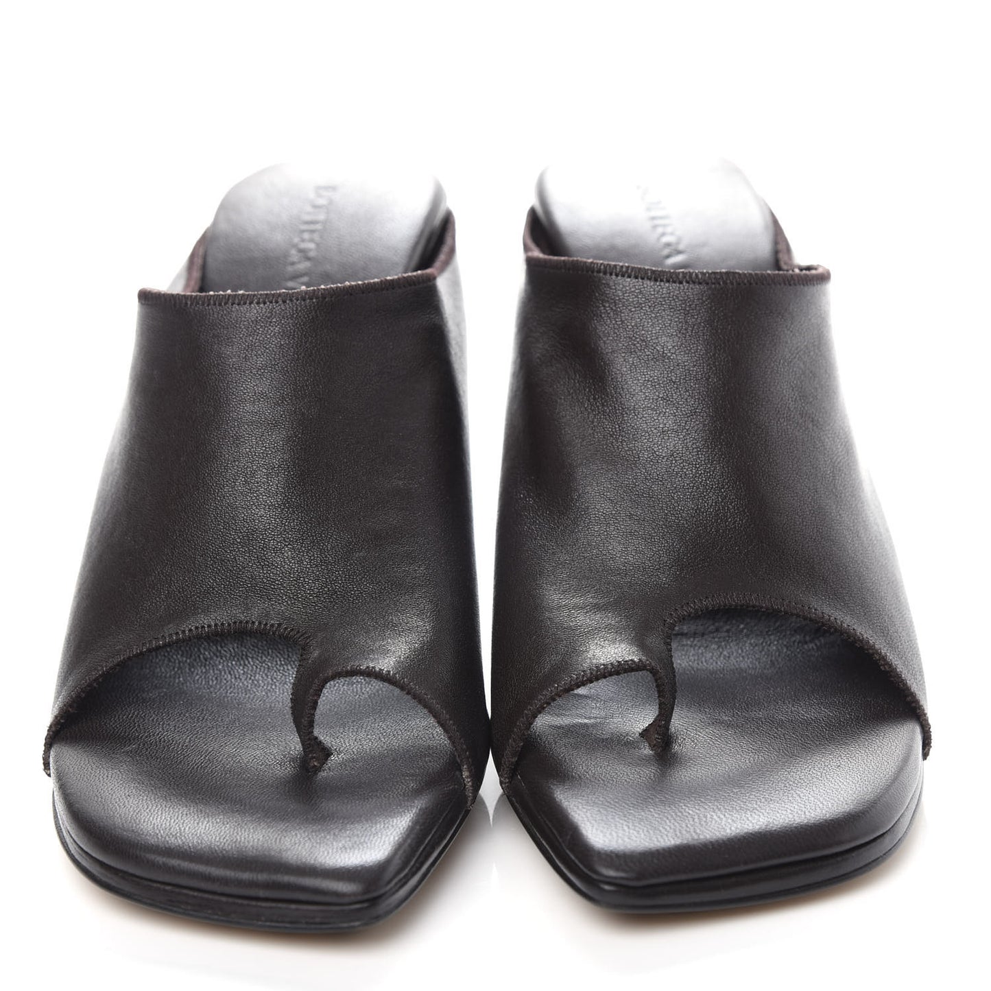 Nappa Flex Toe Ring Sandals 37 Fondente