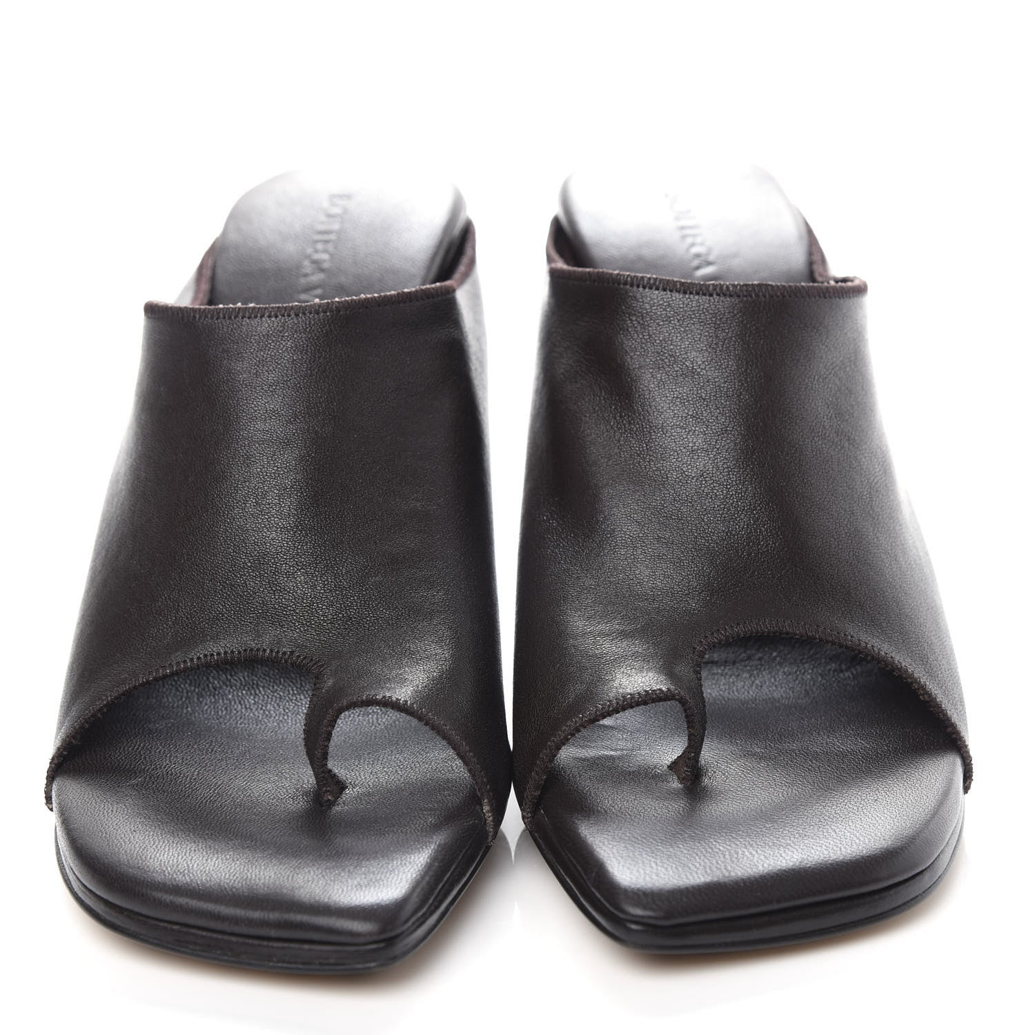 Bottega Veneta Nappa Flex Toe Ring Sandals 37 Fondente 5 of 10