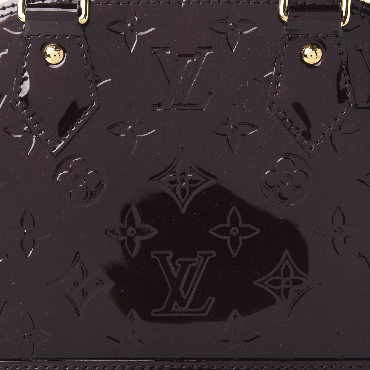 Louis Vuitton Vernis Alma BB Amarante 9 of 9