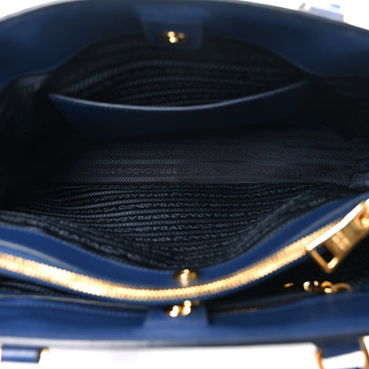 Prada Saffiano Lux Medium Tote Bluette 5 of 9