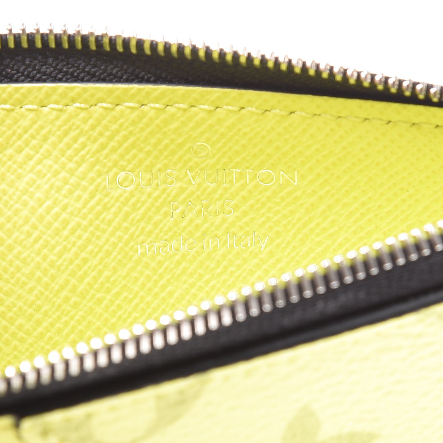 Monogram Taiga Coin Card Holder Yellow