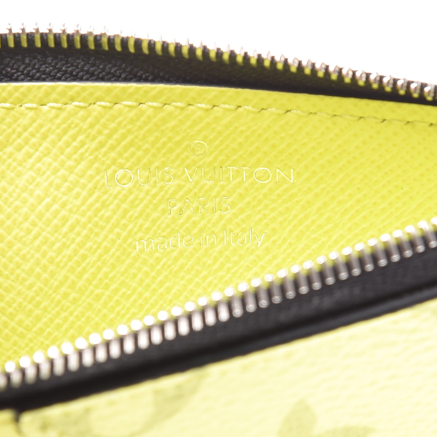 Louis Vuitton Monogram Taiga Coin Card Holder Yellow 6 of 6