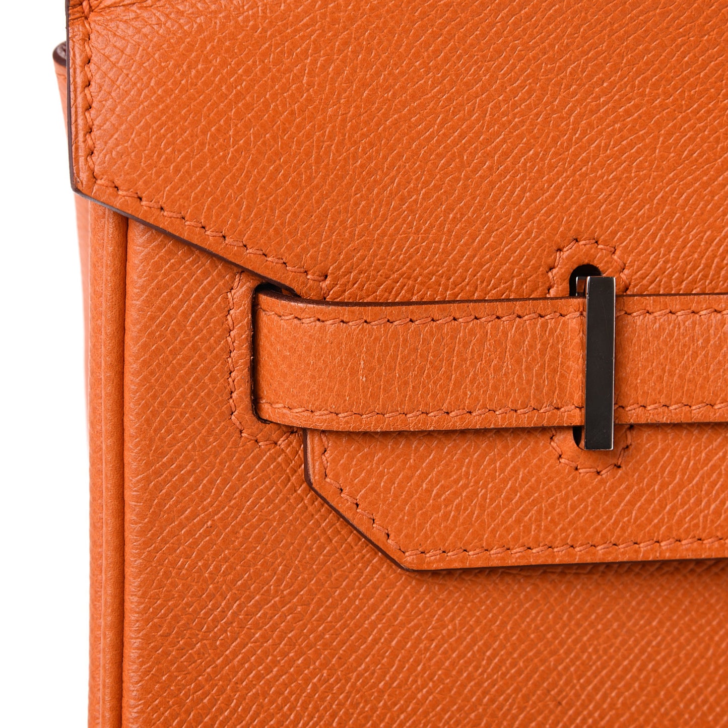 Epsom Birkin 35 Orange