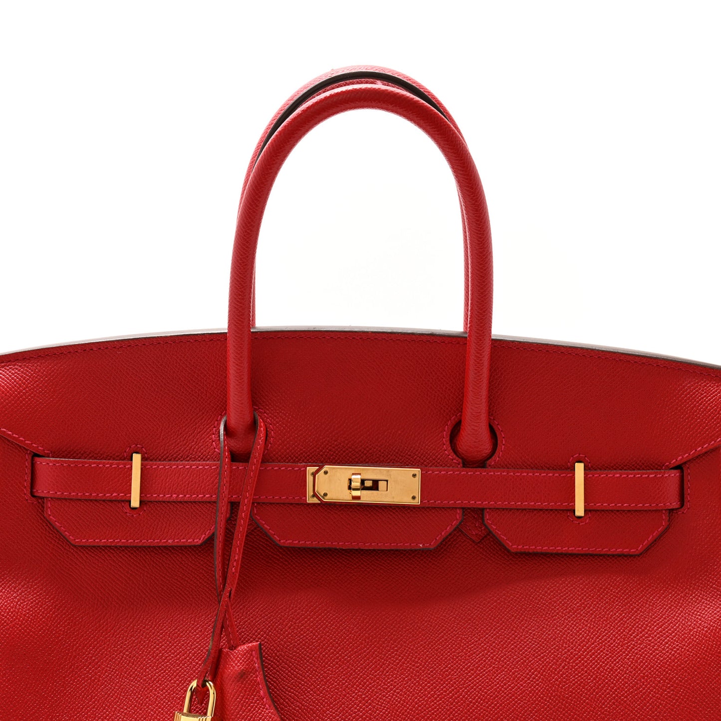 Epsom Birkin 35 Rouge Casaque