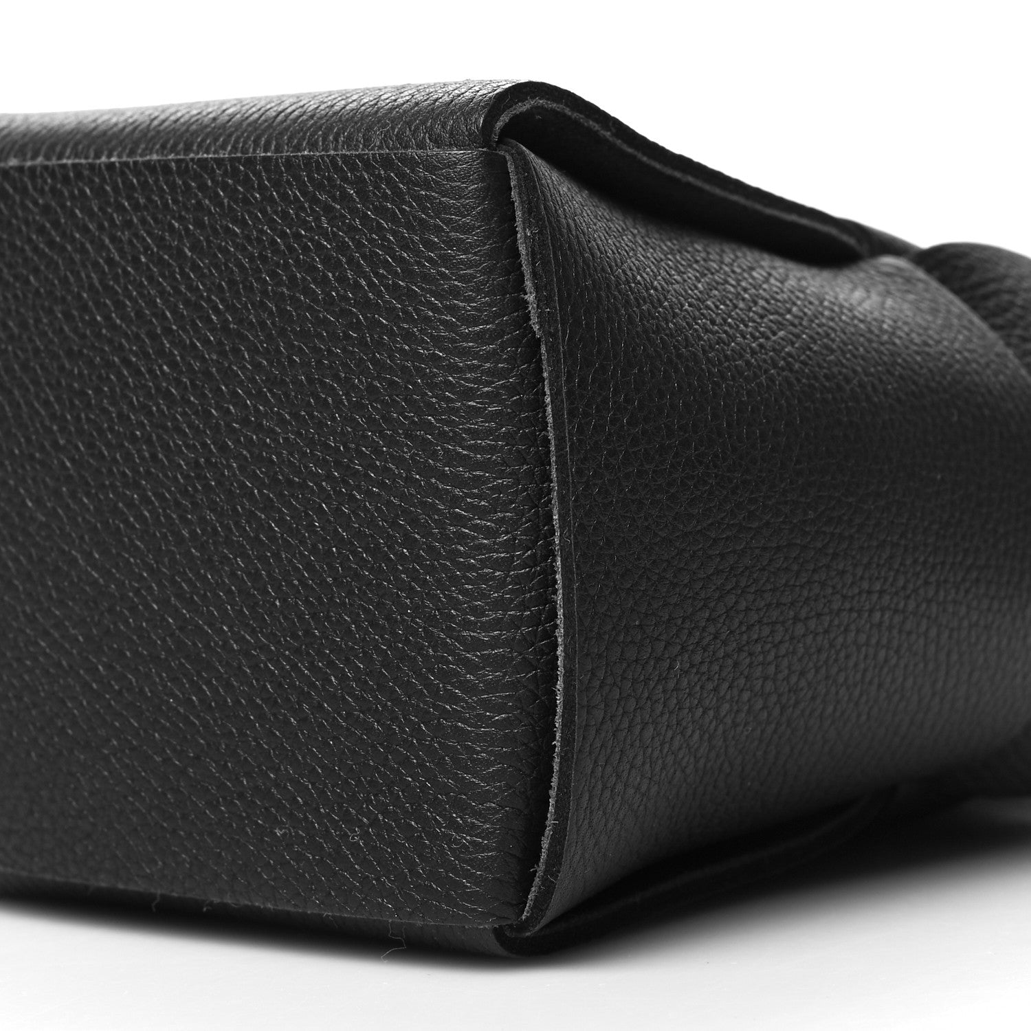 Bottega Veneta Grained Calfskin Maxi Intrecciato Mini Arco Tote Black 11 of 11