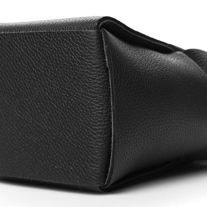 Bottega Veneta Grained Calfskin Maxi Intrecciato Mini Arco Tote Black 11 of 11